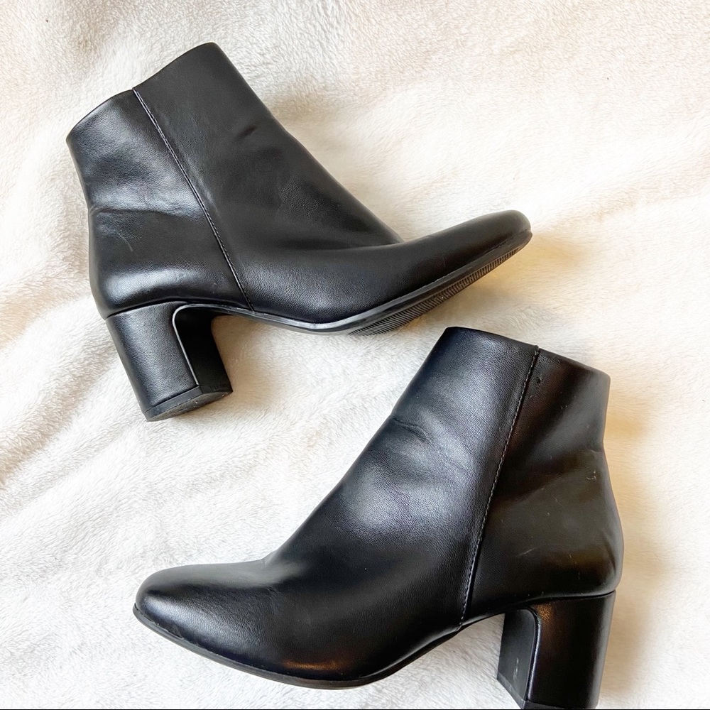 AK Anne Klein | Black Heeled Booties